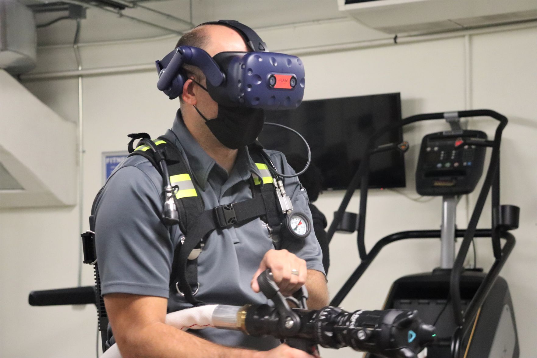 CVTC virtual reality firefighter training